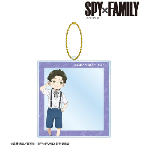 『SPY×FAMILY』東武動物公園コラボ 描き下ろしイラスト ダミアン‧デズモンド アニマル柄ver. フォトフレーム風BIGアクリルキーホルダー